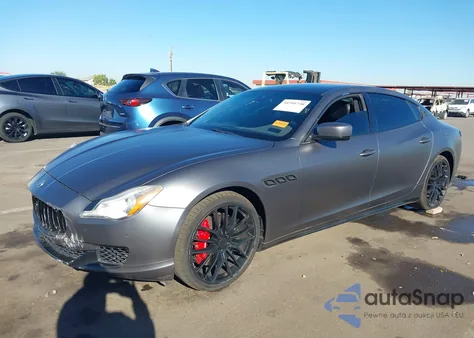 2014 Maserati Quattroporte Gts from USA, damaged, VIN ZAM56PPA1E1072933